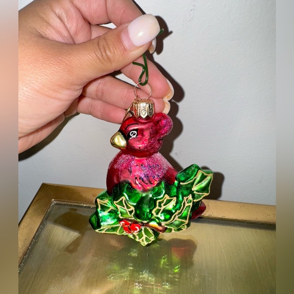Christopher Radko Holiday Perch Christmas Ornament - Picture 1 of 9